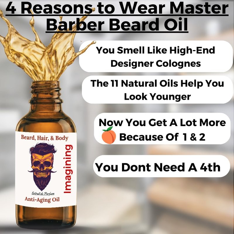 3 Bottle Sample Pack 11 Natural Anti-Aging Cologne Scented Beard Oils For All Men, Beard Growth and Conditioner | Dry Flaky Dandruff skin | Oily Skin ( Avintus, Exclusive, Tobacco Vanilla )