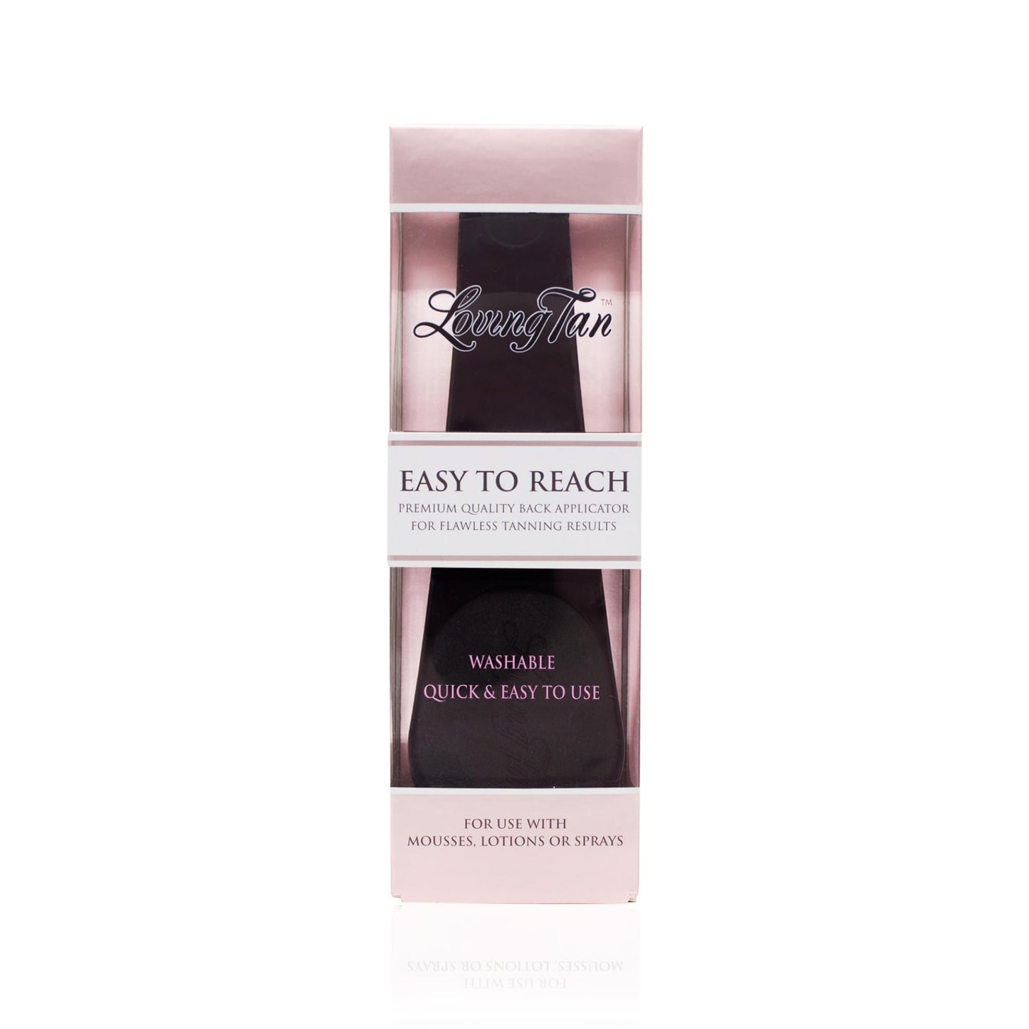 Loving Tan Easy to Reach Back Applicator for Self Tanner - Washable & Durable Design for Streak-Free Even Finish, Self Tanning Tool for Back & Hard to Reach Areas - 1 ct.