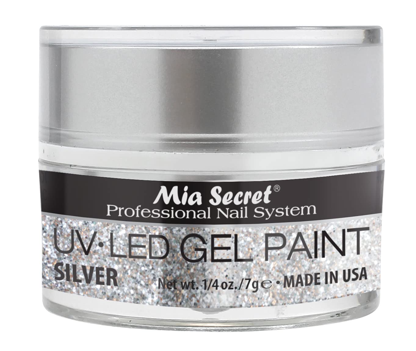 Mia Secret Professional Nail System UV/LED Gel Paint - 5 grams (Silver)