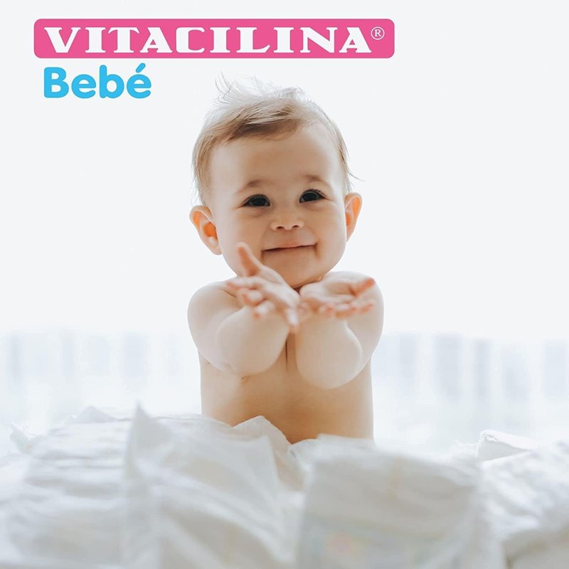 Vitacilina Bebe Diaper Rash Ointment - Soothing Relief for Baby's Skin | 1.76 oz (Pack of 6)