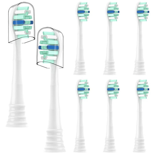 Replacement Toothbrush Heads for Philips Sonicare ProtectiveClean 4100 5100 5300 6100 Electric Toothbrushes, 8 Count