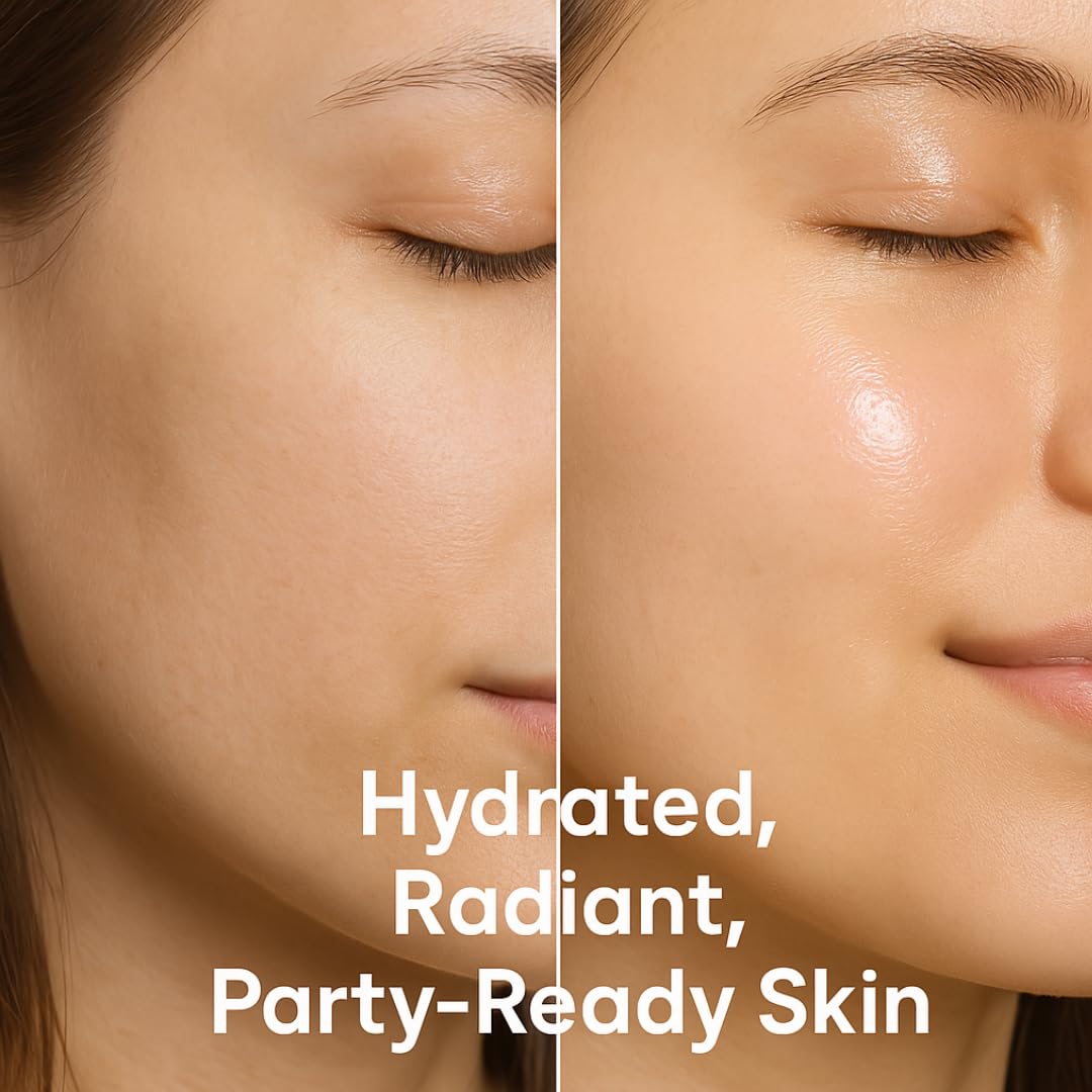 FACETORY K Beauty Face Mask Skin Care – Radiance & Hydration Sheet Mask for Radiant Skin (10 Pack) | Bachelorette Favors & Girls Night Must-Have