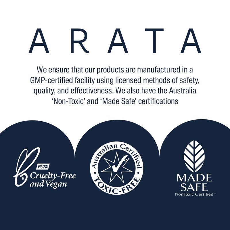 Arata Hydrating Body Wash - Ayurvedic Coconut & Citrus Formula | All-Natural, Vegan & Cruelty-Free | Gentle Cleanser for All Skin Types - 10 Fl Oz