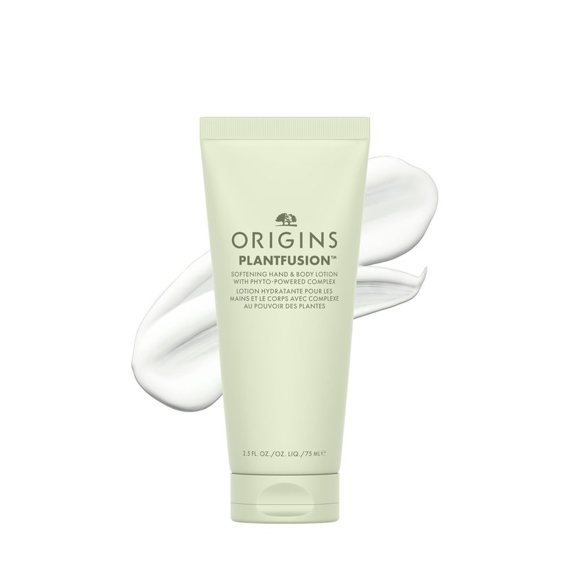 Origins Plantfusion Softening Hand & Body Lotion | Softens Dry Skin & Smooths Over Time | With Naturally-Derived Hyaluronic Acid & Salicylic Acid | Travel Size, 2.5 Fl Oz