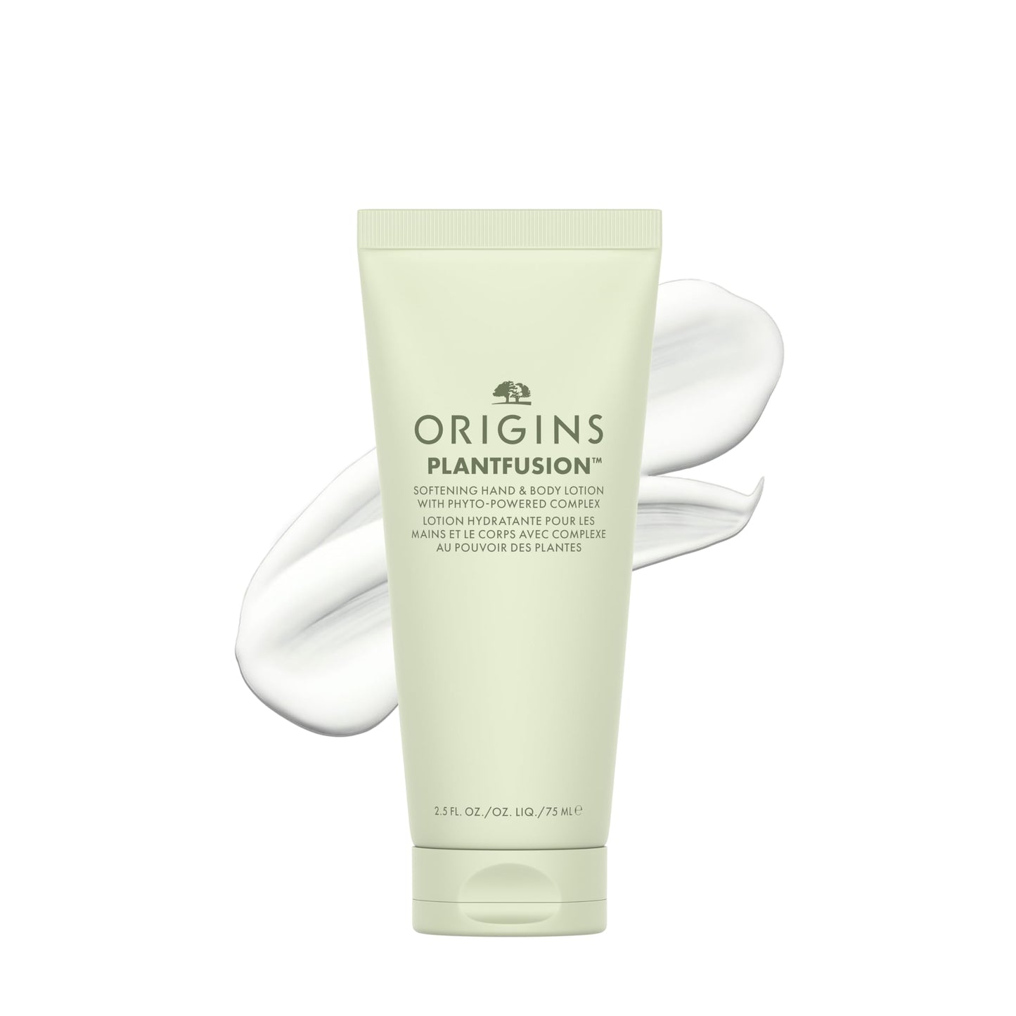 Origins Plantfusion Softening Hand & Body Lotion | Softens Dry Skin & Smooths Over Time | With Naturally-Derived Hyaluronic Acid & Salicylic Acid | Travel Size, 2.5 Fl Oz