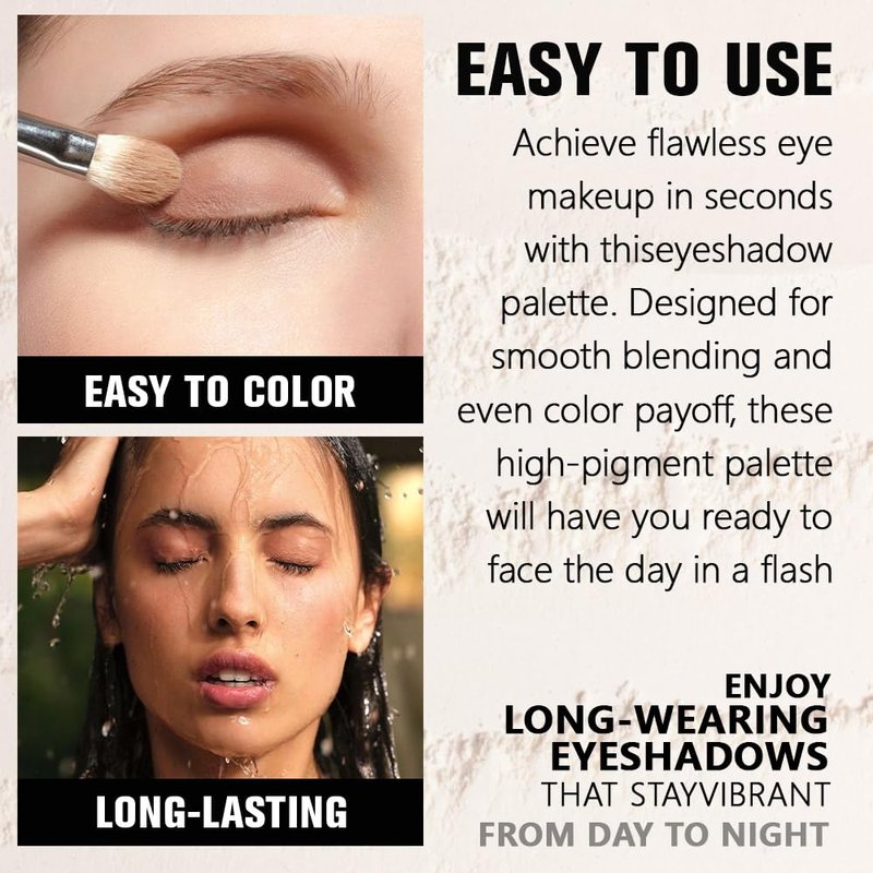 QIDSTERS Plum Matte Single Eyeshadow, Lightweight Blendable Mini Eye Shadow for Older Women, Monochrome Eyeshadow Palette Makeup Pigmented Waterproof, Vegan & Cruelty-Free, 30