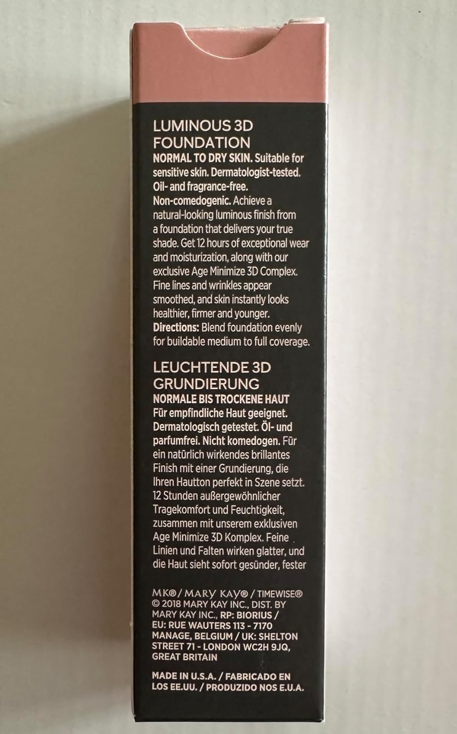 Mary Kay TimeWise Luminous 3D Foundation 1 Fl oz. / 30 ml - Ivory C 100
