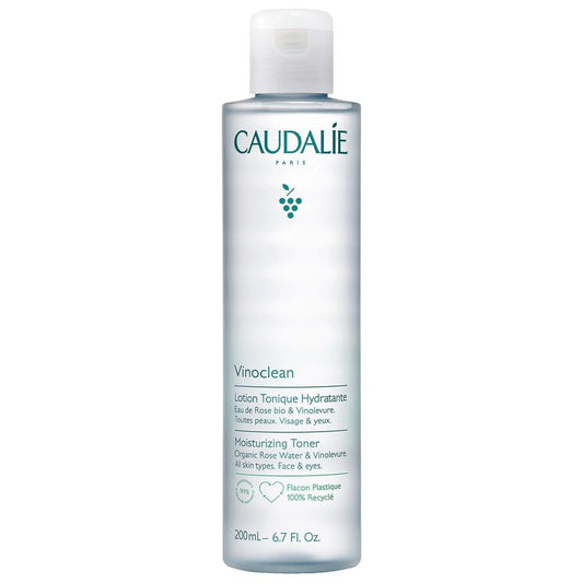 Caudalie Vinoclean Moisturizing Toner with Rose Water - 200 mL