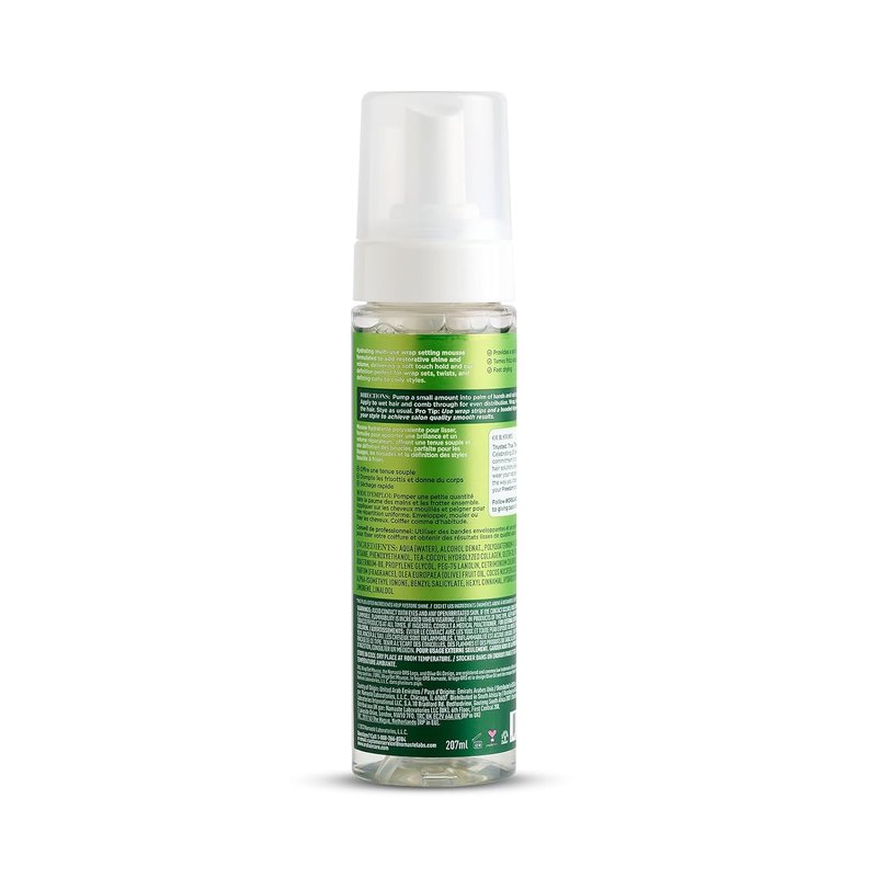 ORS Olive Oil Mousse | Hold & Shine Wrap Set with Coconut Oil - 7 Ounce (Pack of 4)