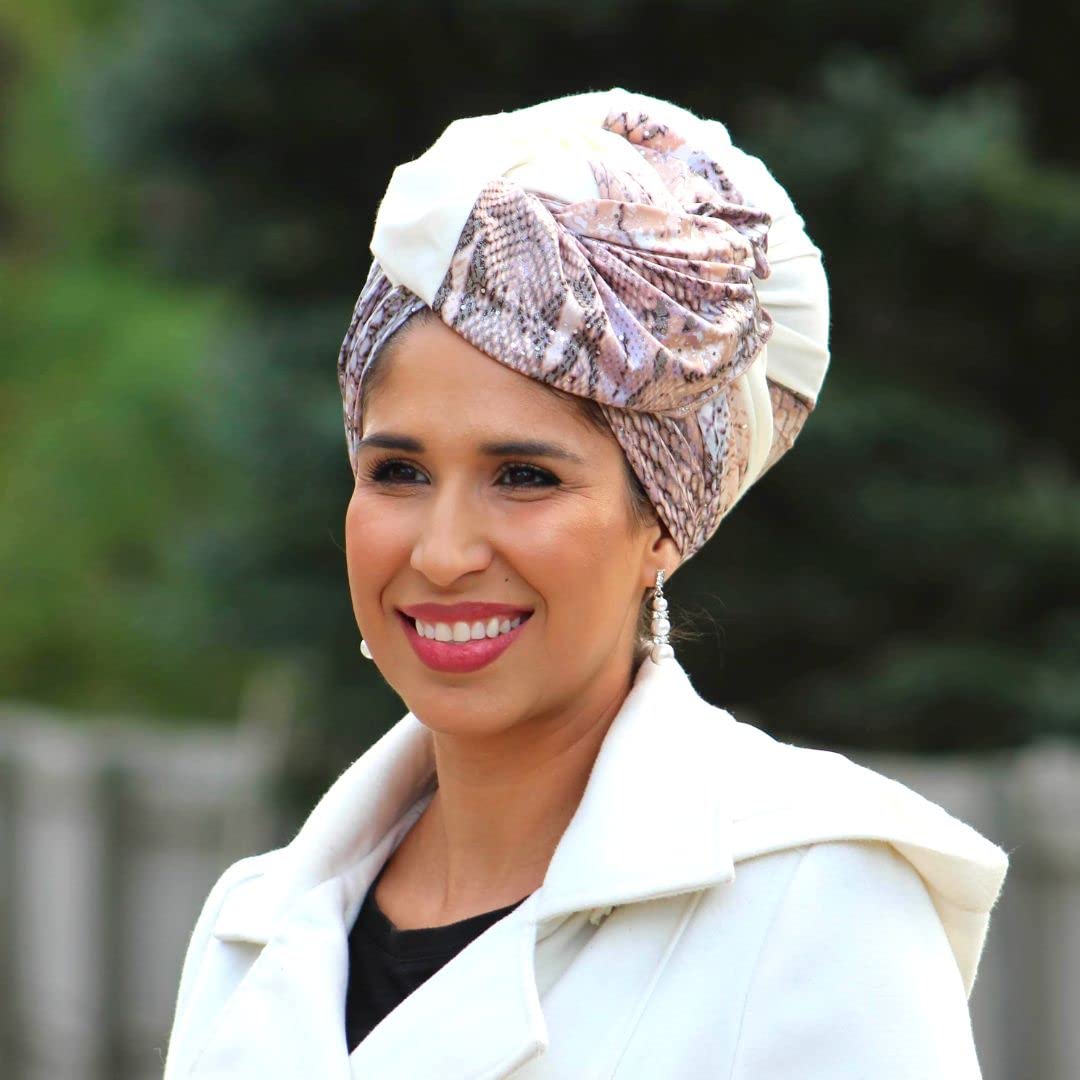 Wrapunzel Headwrap No Slip Volumizer, hair covering under scarves headscarf wrap chemo cap headwear turban hijab Made in USA