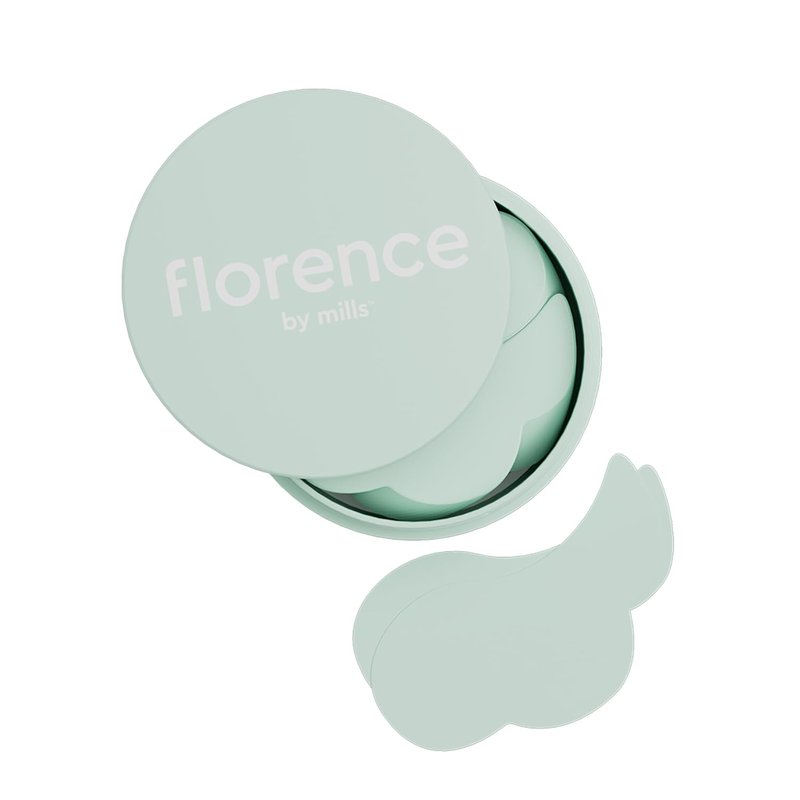 Florence by Mills Floating Under Eye Depuffing Gel Pads - Hydrating & Vegan | 30 Pairs/60 Count
