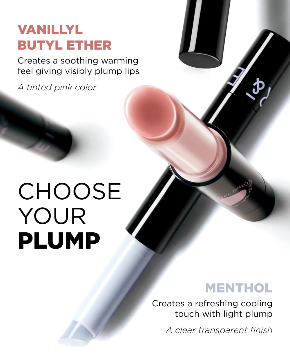 EITHER& Melting Syrup Balm (02 ICY BLUE), Korean Lip Balm, with Shea Butter & Plant-Derived Oils, Glossy, Non-Sticky, Transparent, Cooling Sensation, Butter Balm, Glossy Finish (0.25 fl. oz.)