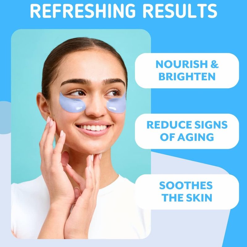 Patchology Iced Cooling Under Eye Mask Patches - Firming Peptide Gel for Fine Lines | 5 Pairs (Pack of 2)