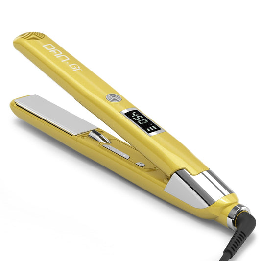 DAN Technology Ion Flat Iron Hair Straightener and Curler 2 in 1, 1 Inch Hair Straightener with Heat Up Quickly & Auto Shut-Off, 11 Adjustable Temp Dual Voltage Hair Styling Tools for All Hair Types