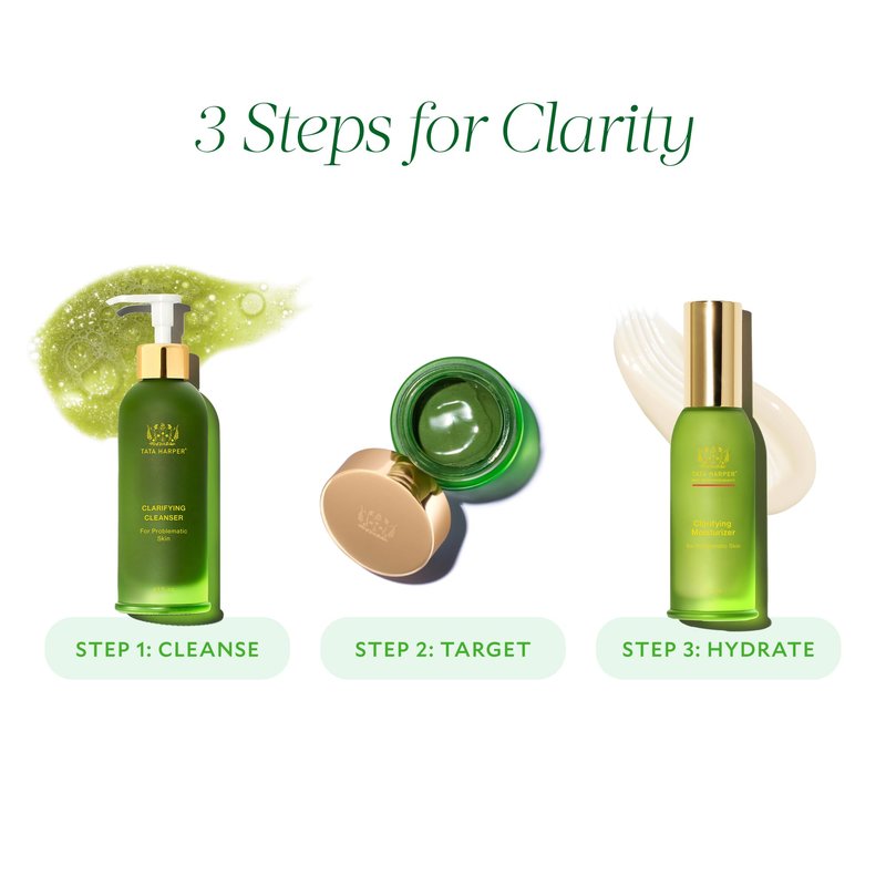 Tata Harper Clarifying Moisturizer, Natural Mattifying Moisturizer for Oily & Blemish-Prone Skin, Lightweight Face Cream, 50ml
