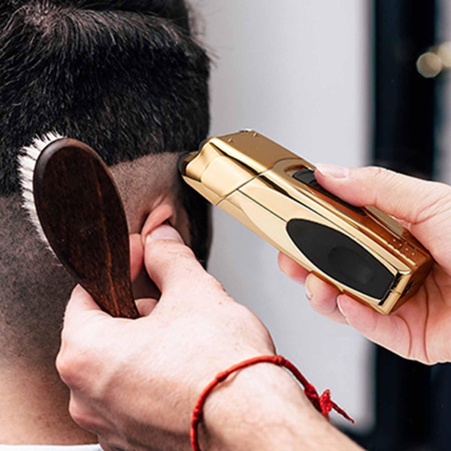BROLEO Foil Beard Trimmer, Hair Clipper Portable Multifunction Efficient Compact USB Charging for Travel for Men