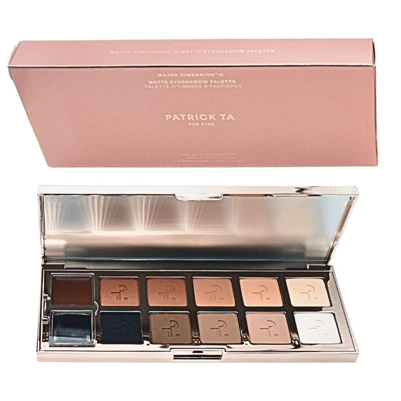 Patrick Ta Matte Eyeshadow Palette - Major Dimension III | Versatile Shades for Stunning Looks