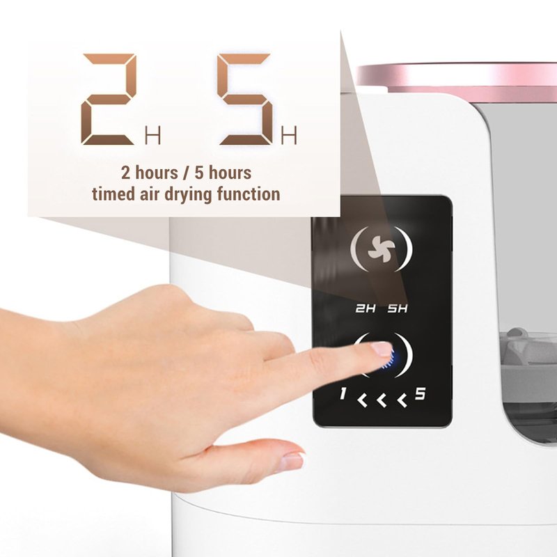 Electric Makeup Brush Cleaner, 850RPM USB Detachable Makeup Brush Cleaning Machine, 2H 5H Timer Automatic Makeup Brush Cleaner Dryer Machine, for Beauty Makeup Brush Set