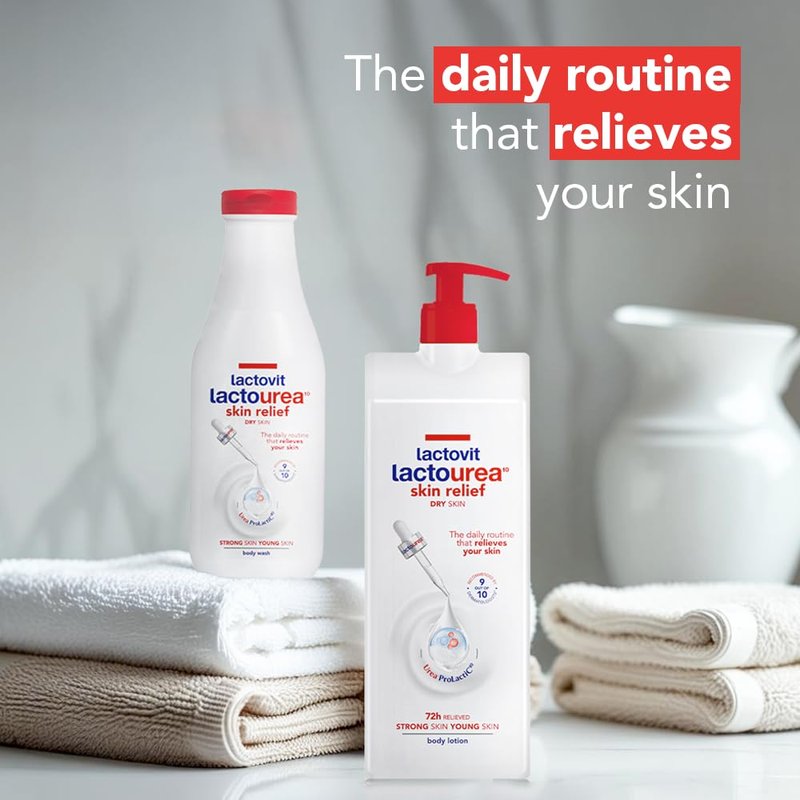 Lactovit Hydrating Body Lotion - Urea ProLactiC10 Complex for Dry Skin | Soft & Youthful Skin | 3 x 400 ml
