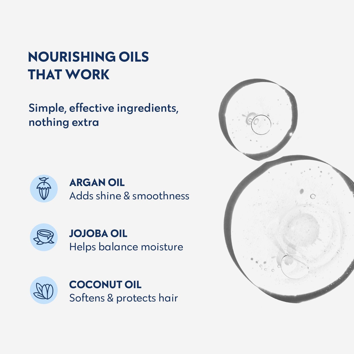 No nothing Hair Oil for Frizzy Hair, Lightweight Anti Frizz Hair Serum for Dry Hair, Frizz Control, Shine and Smoothing, Fragrance Free, Vegan and Cruelty Free, 1.7 fl oz