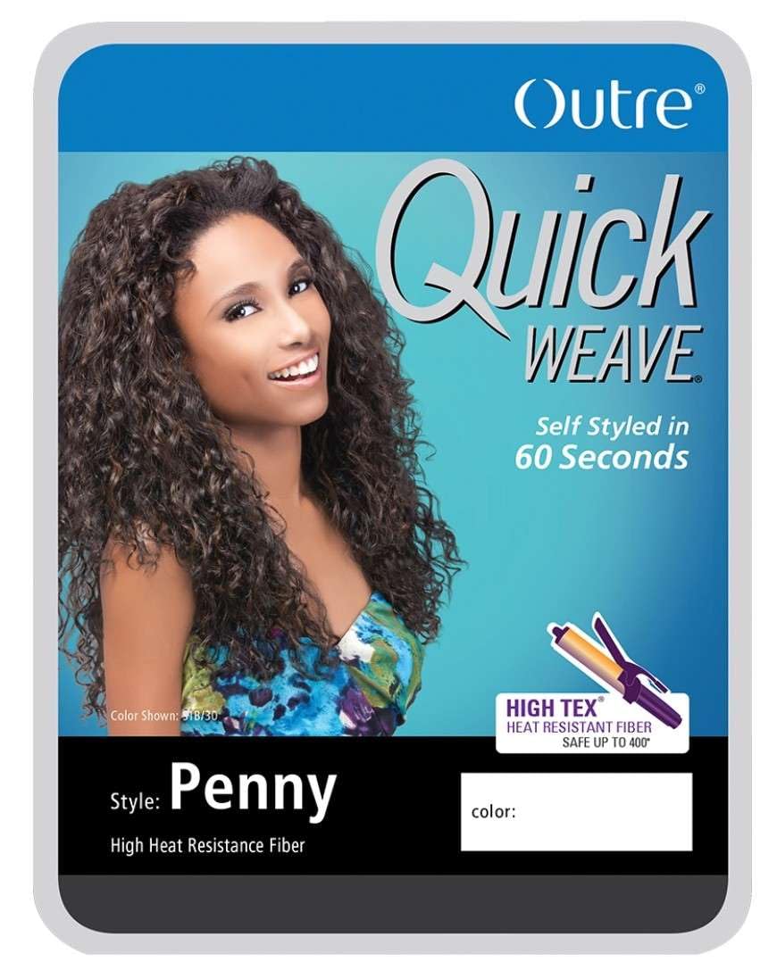 Outre PENNY - Quick Weave Synthetic Hair Half Wig (DR30)