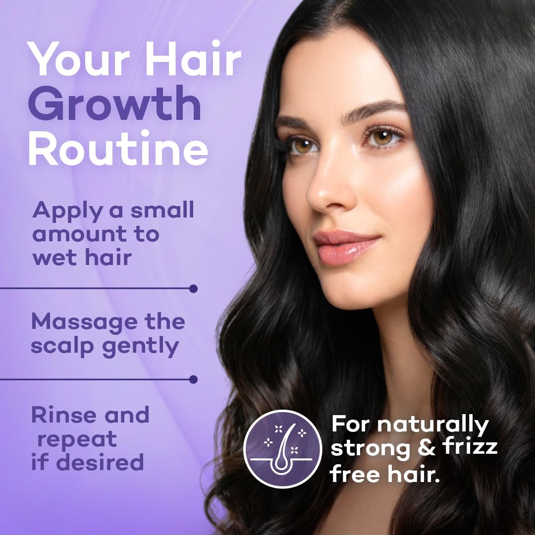 Onion and Rosemary Hair Growth Shampoo for Hair Loss and Thinning, Sulfate-Free, 16.9oz, 621 By Kika Nieto
