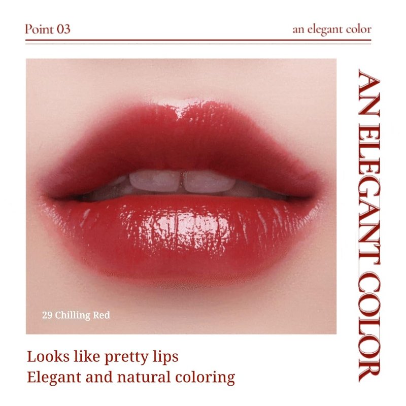 VINNE Plumping Glow Tint Lip Balm: Makeup Vegan-Certified by Italy's V-LABEL, 5-in-1 Function with (Intense Cherry)