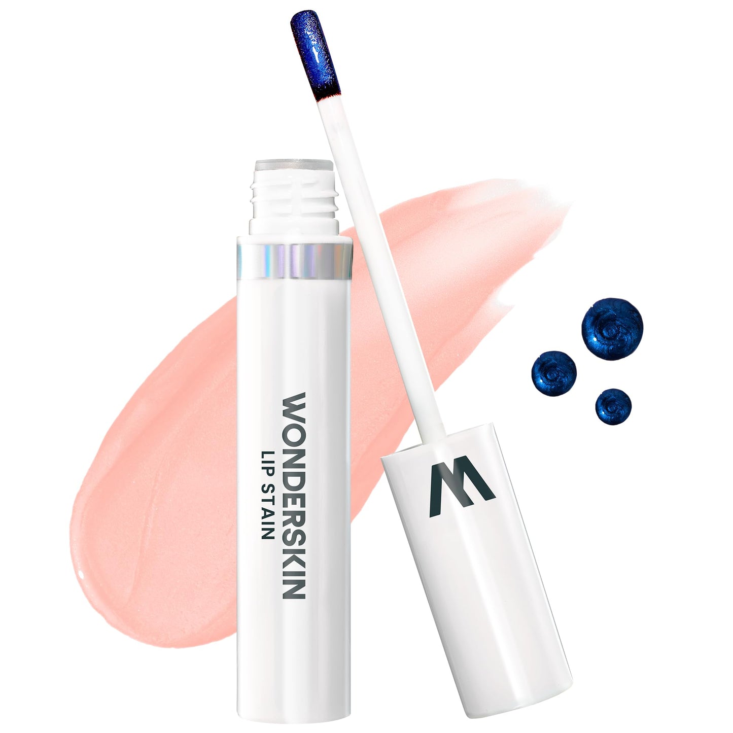 Wonderskin Lip Stain Peel Off Masque (Adore) with Lip Rehab Serum Oil