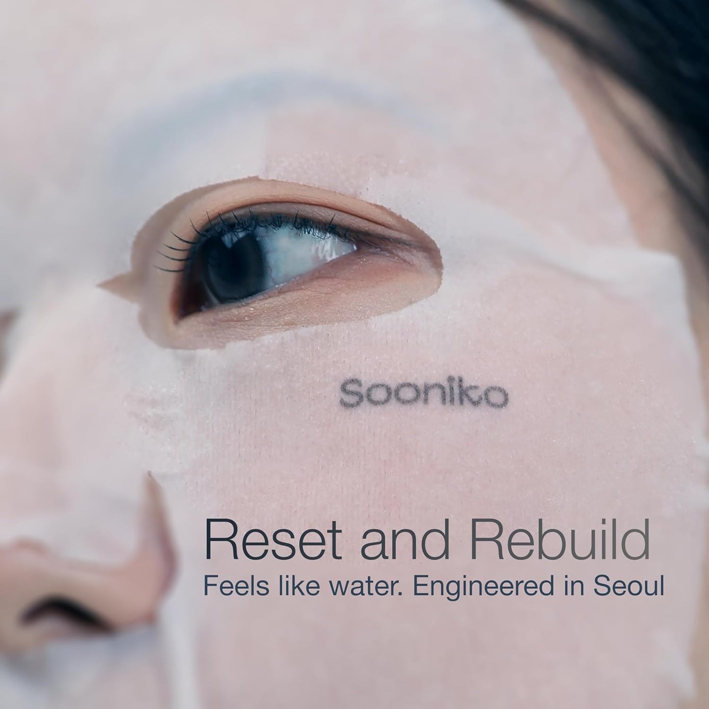 Mochi Skin Mask - Korean Sheet Masks for Hydration & Oil Balance | Vegan, Non-Sticky, 10 Pack