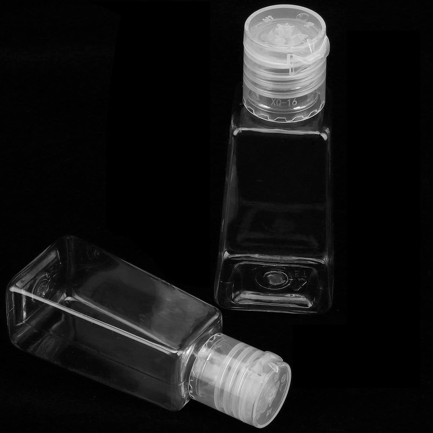 Clear Plastic Flip Cap Bottles - 110 Pack 1oz Travel Size Squeeze Containers for Lotion & Cream | Mini Refillable 30ml Bottles