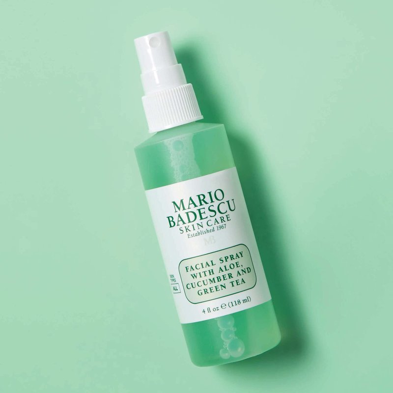 Mario Badescu Facial Spray with Aloe, Cucumber and Green Tea for All Skin Types | Face Mist that Hydrates & Invigorates | 4 FL OZ & 2 FL OZ Combo