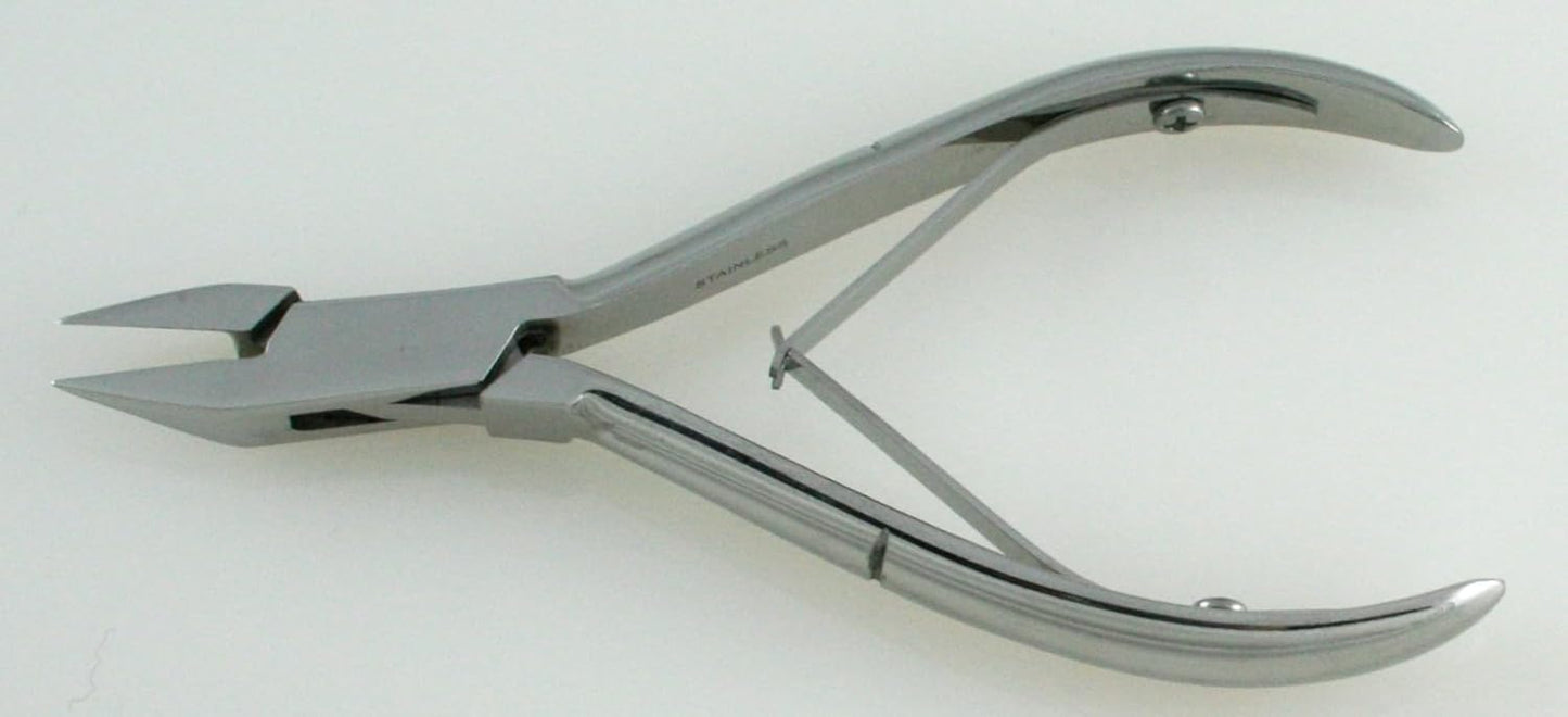 Toenail Nippers for Podiatry - 5-Inch Straight Jaw Design for Precision Trimming