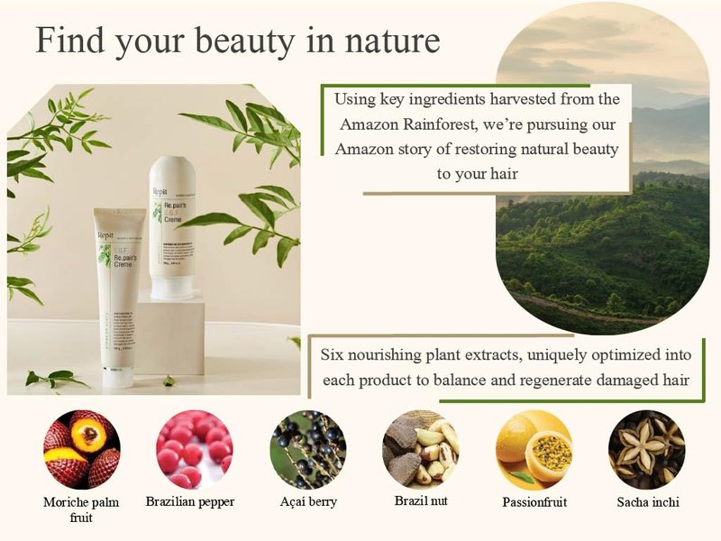 Rich Crème Hair Essence - Repair Damaged & Colored Hair | Daily Leave-In Treatment, 150g