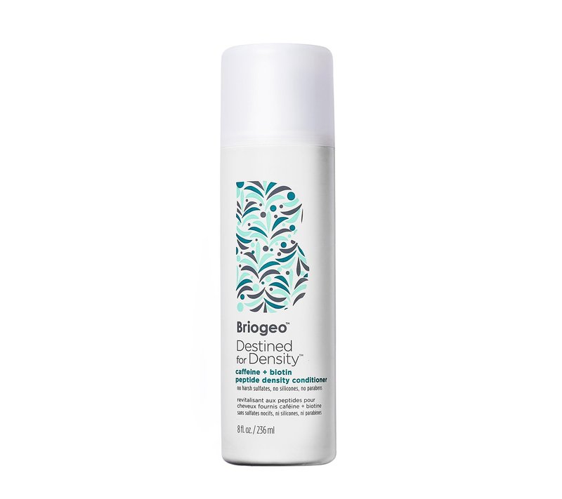 Briogeo Destined for Density Caffeine + Biotin Peptide Density Conditioner | Increases Hair Thickness and Volume for Fine or Thinning Hair | Silicone-Free | Vegan & Cruelty-Free | 8 fl oz