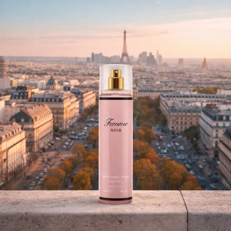 Jean Marc Paris Femme Noir Parfum Body Spray - 8 fl oz / 236 ml