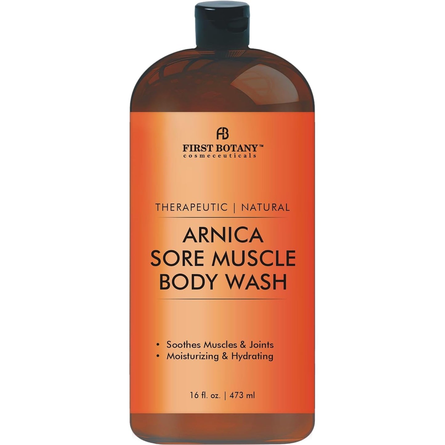 Natural Body Wash - All-Natural Skin Cleanser for Body Odor, Athlete's Foot, Jock Itch, and More | 16 fl oz (Arnica)
