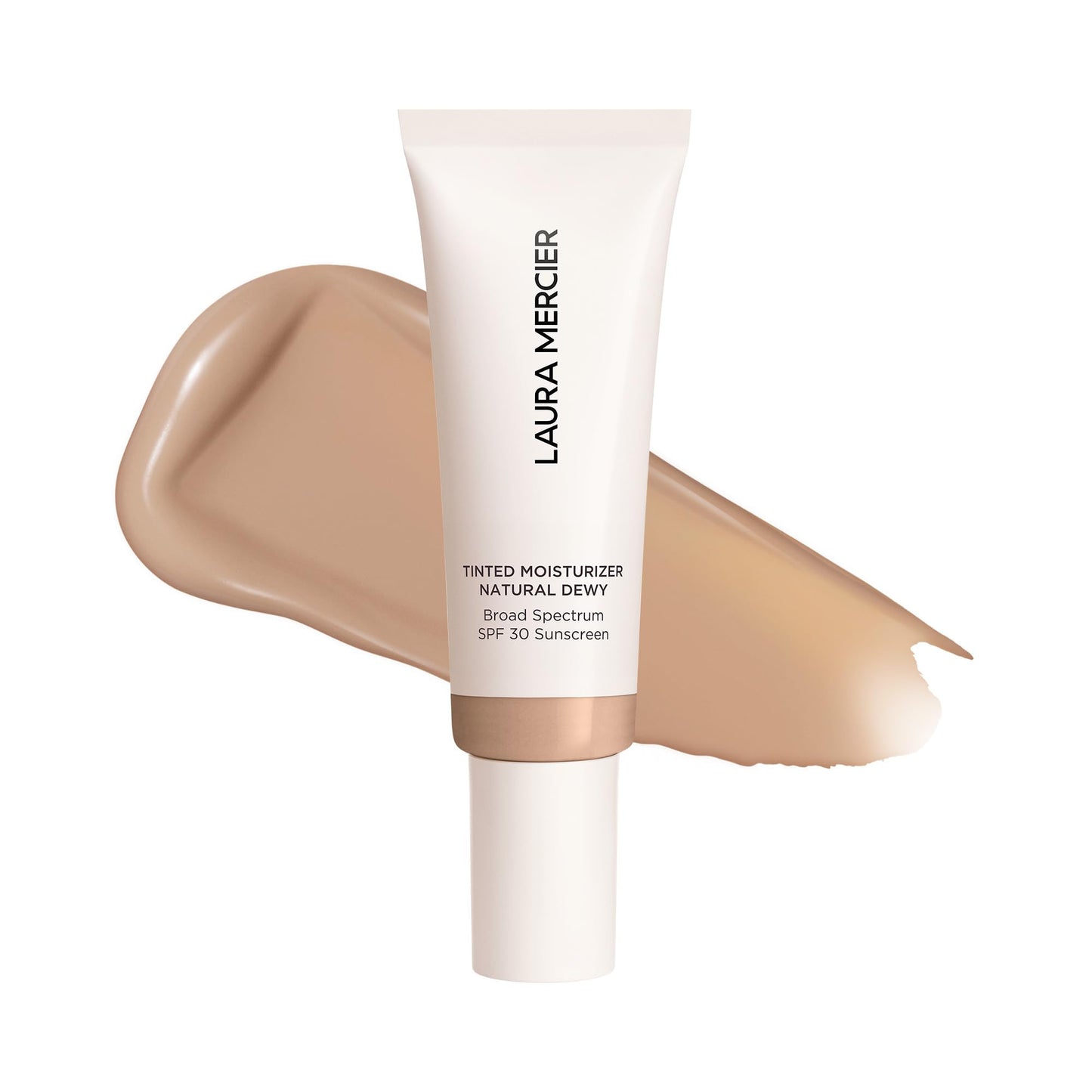 Laura Mercier Tinted Moisturizer Natural Dewy with SPF 30: 24HR+ Hydration, Long Lasting, Sheer to Light, Buildable Coverage, Dewy Finish, Improve Skin Tone and Texture, Skin Tint, Fawn