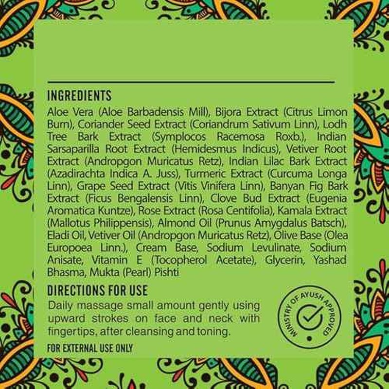 Natural Face Moisturizer With SPF 30 With Rose And Eladi, Organic Sunscreen For Face, Ayurveda Products For Crepey Skin Repair, 1.76 fl oz (Pack of 2)