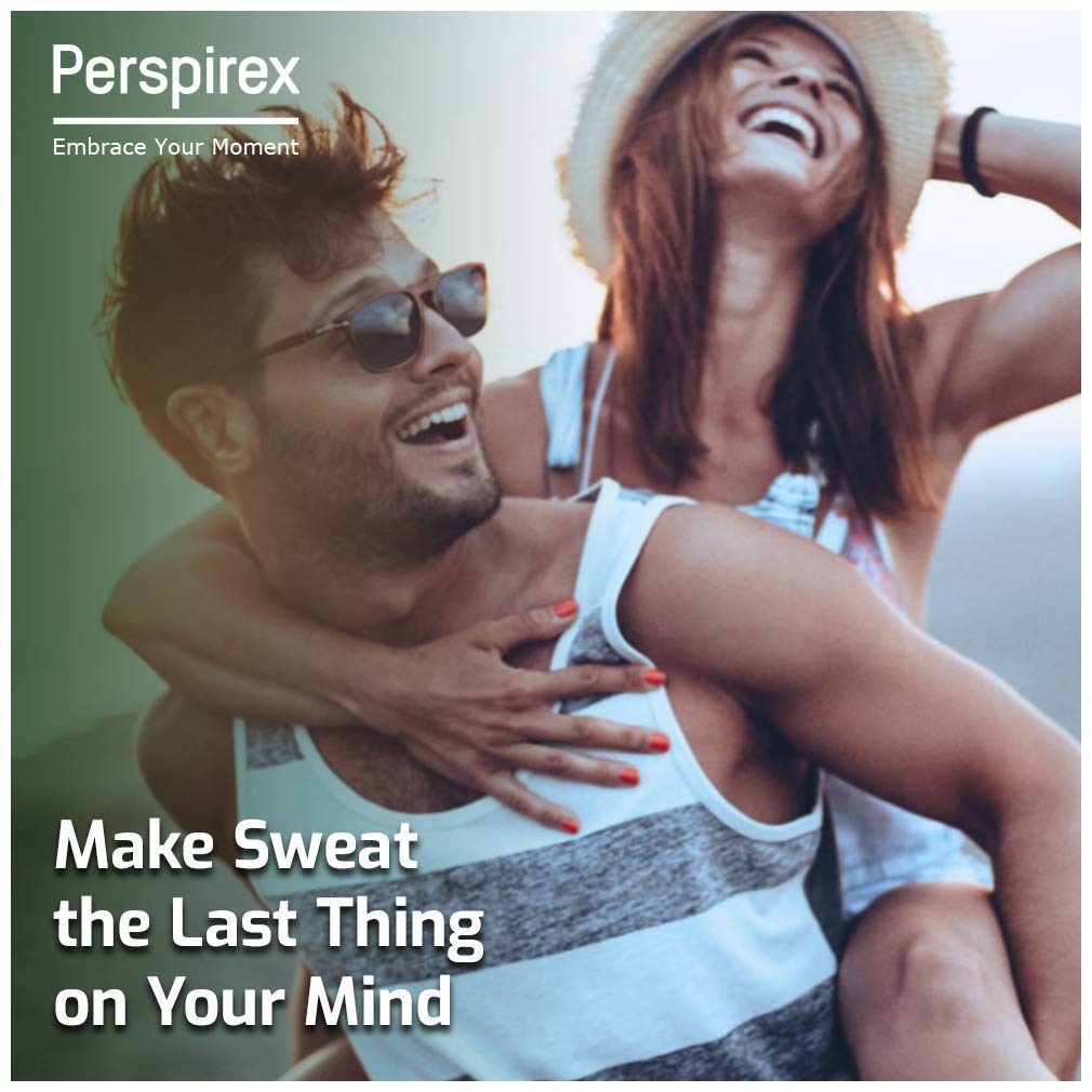 Perspirex Comfort Antiperspirant for Men and Women – Roll On Deodorant for Protection Against Sweat and Odour (2-Pack)