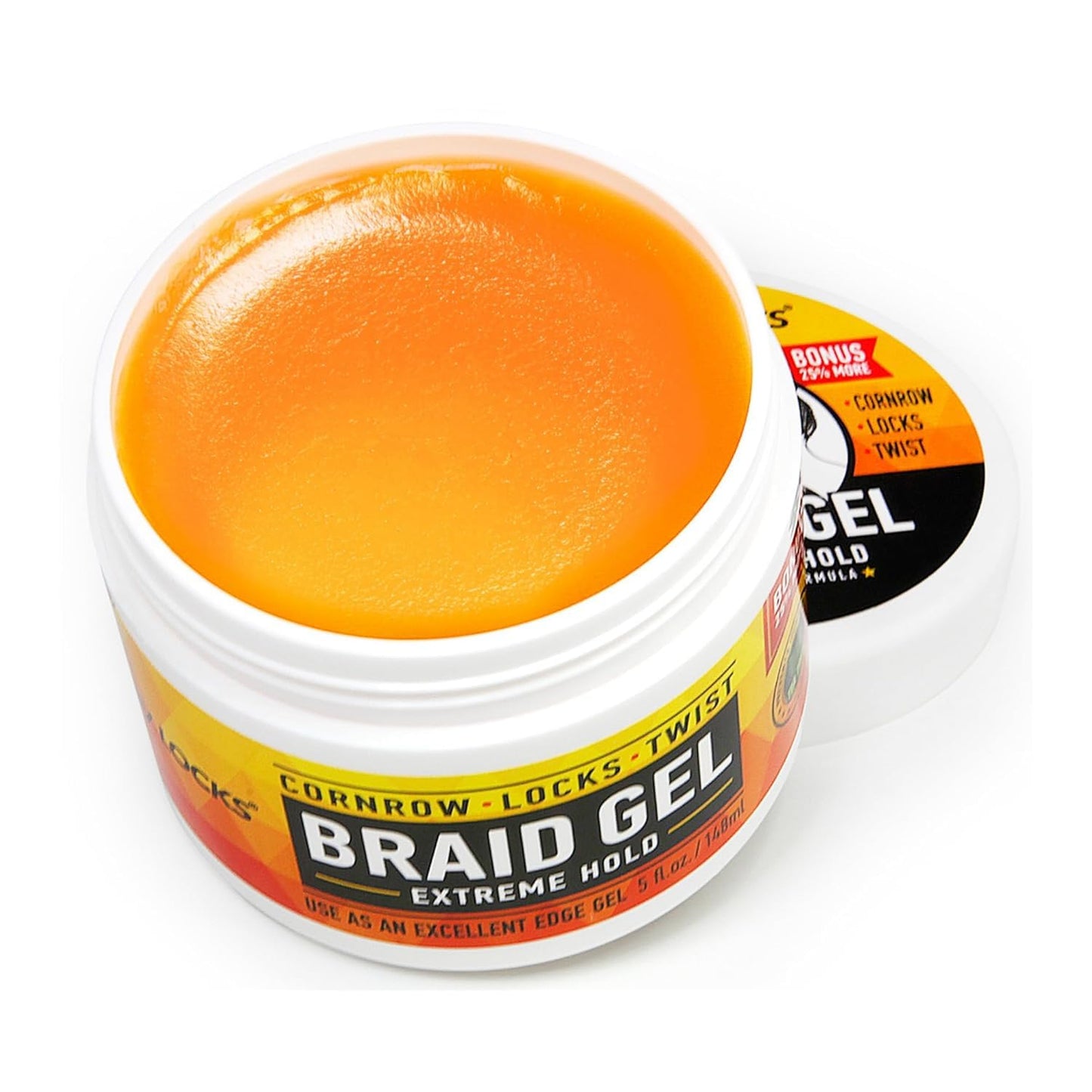 AllDay Locks Braid Gel 5oz, 2-pack