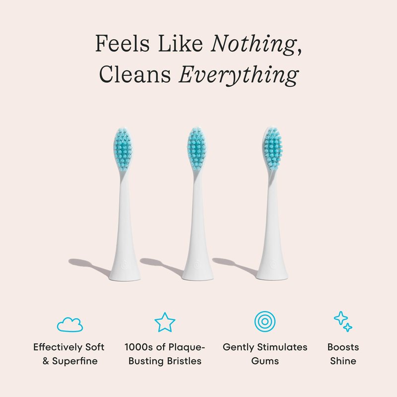 Electric Toothbrush Replacement Brush Heads by Cocolab, Compatible with Sonicare, Ultra Soft Bristles, Oral Care for Sensitive Gums, 1 Year Supply, 3 Pack Refills