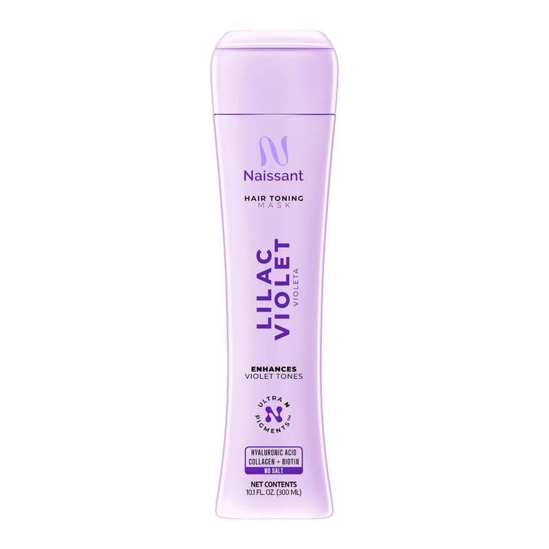 naissant Lilac Violet Hair Toning Mask | Ultra High-Purity Pigments | Color Depositing Violet Tone | Hyaluronic Acid, Collagen & Biotin | Paraben, Ammonia & Sulfate Free | 10.1 Fl. Oz
