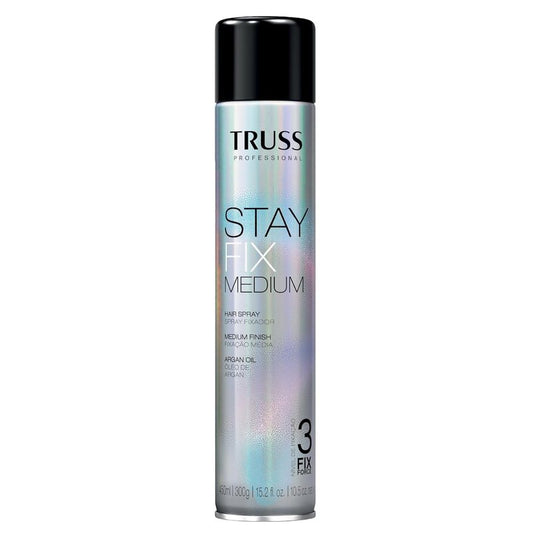 Stay Fix Flexible Hold Hair Spray - Medium Hold Anti-Frizz Spray with Argan Oil | 15.2 fl oz