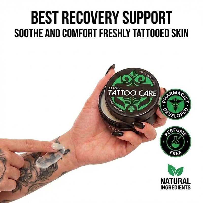 TATTOO CARE Makra Classic – Unscented Aftercare Ointment - for New & Older Tattoos – Deeply Moisturizes and Refreshes – Enhances Colors, Prevents Ink Fading -1.23 Oz (Pack of 3)