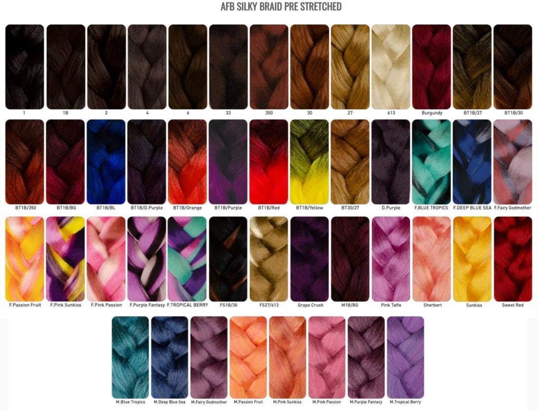 RastAfri Freed’m Silky Braid 24” – 5 Packs | 100% Afrelle Modacrylic Fiber from Kanekalon | Soft, Safe, Silky & Flexible Pre-Stretched Braiding Hair – Natural Look, Easy to Work With (#1B)
