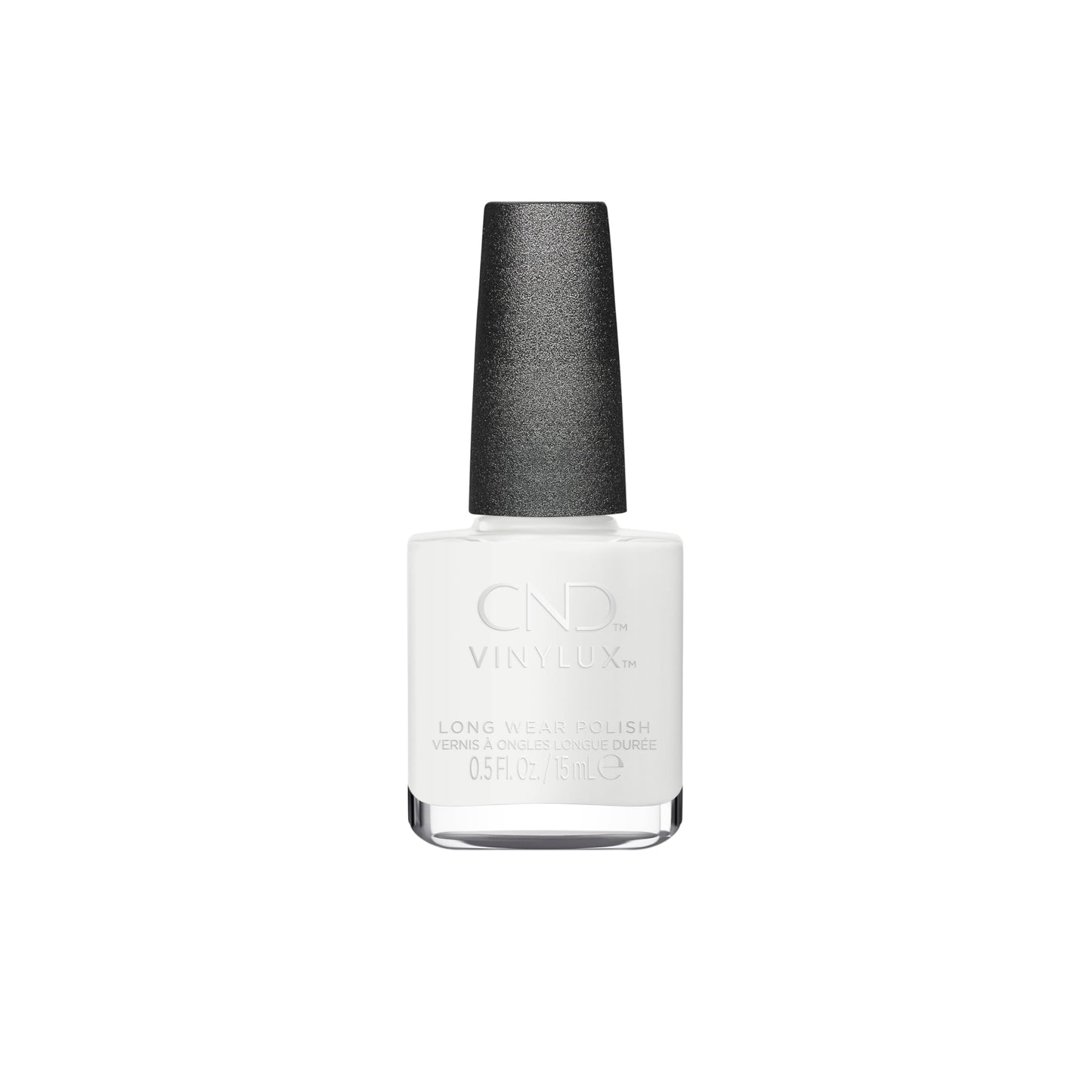 CND Vinylux Longwear White Nail Polish, Gel-like Shine & Chip Resistant Color, Studio White, 0.5 fl. oz