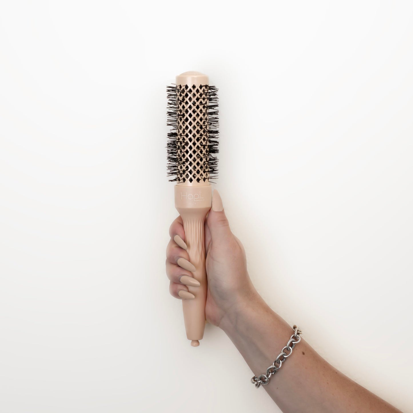 Cricket Hapi High Heat Harmony Thermal Brush, 1.25", Beige