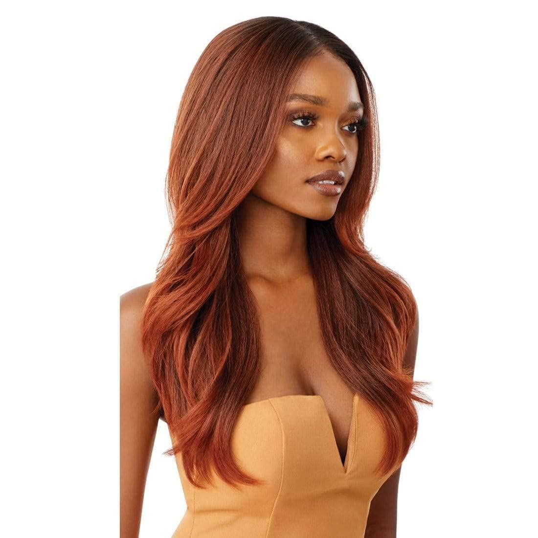 Outre Melted Hairline Lace Front Wig - Kamiyah in Dark Brown | Natural Look & Comfort Fit