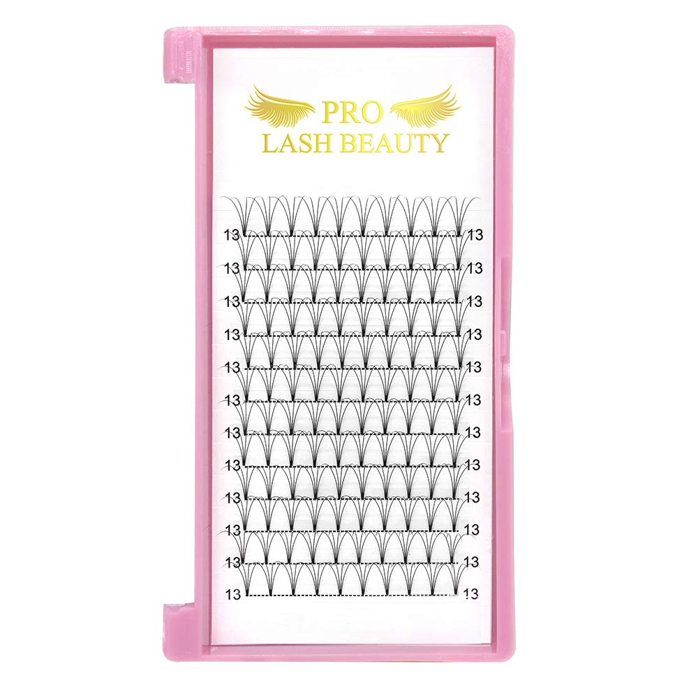 Premade Fans Eyelash Extensions 4D-C-0.10-9-15 Short Stem Premade Volume Eyelash Extensions 3D 5D 7D Volume Lash Extensions .07 .10 Pre made Lash Fans C D Curl 9-15 MIX(4D-C-0.10,9-15mix)