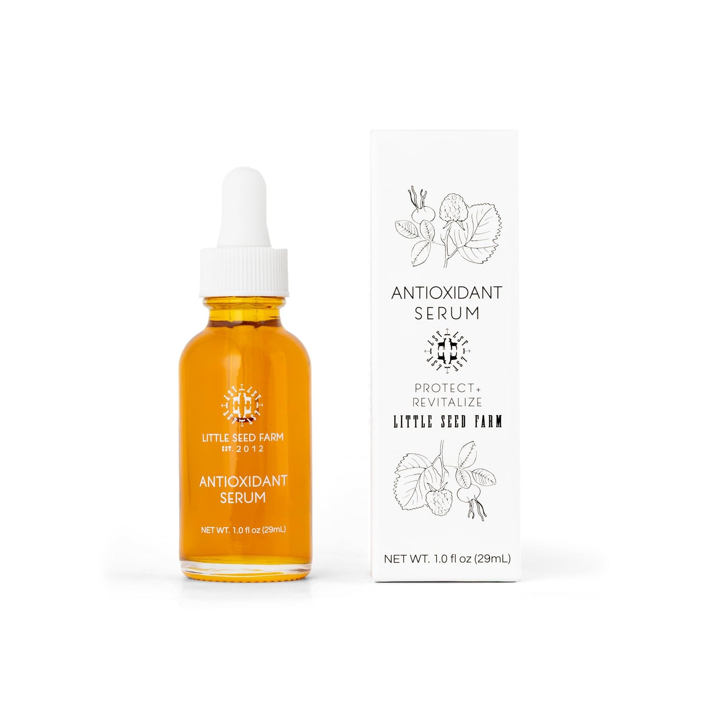 Little Seed Farm - Antioxidant Serum - Antioxidant Facial Serum for Dry & Aging Skin – Nourishing & Revitalizing Face Serum, Net Wt. 1 fl oz